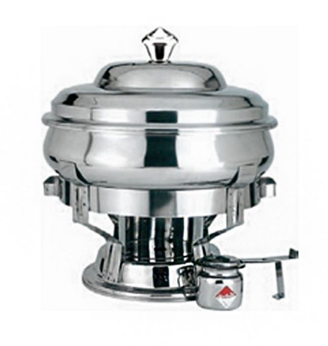 Indian Chafing Dish Handi Style Stainless Steel Serverware (7.5 Ltr)
